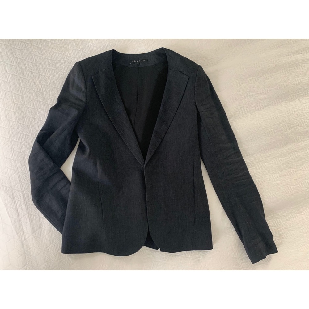 Theory Lightweight Denim Blazer